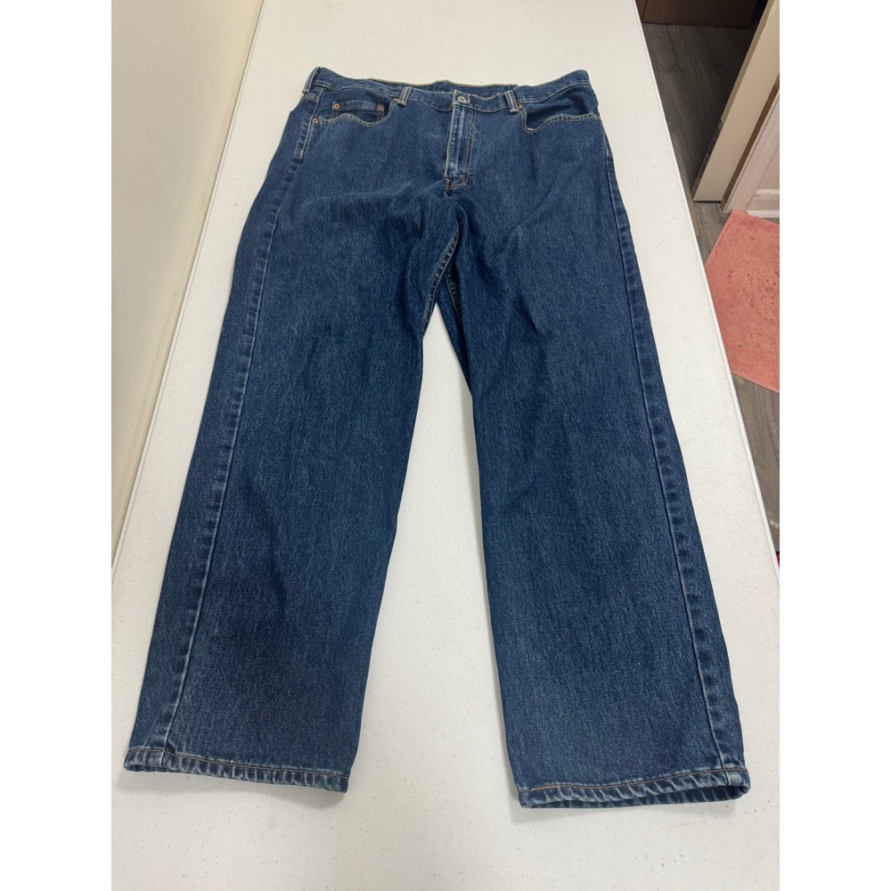 Levis 550 Relaxed Fit Tapered Leg Blue Denim Jeans Mensβ 40x32 00550-4886